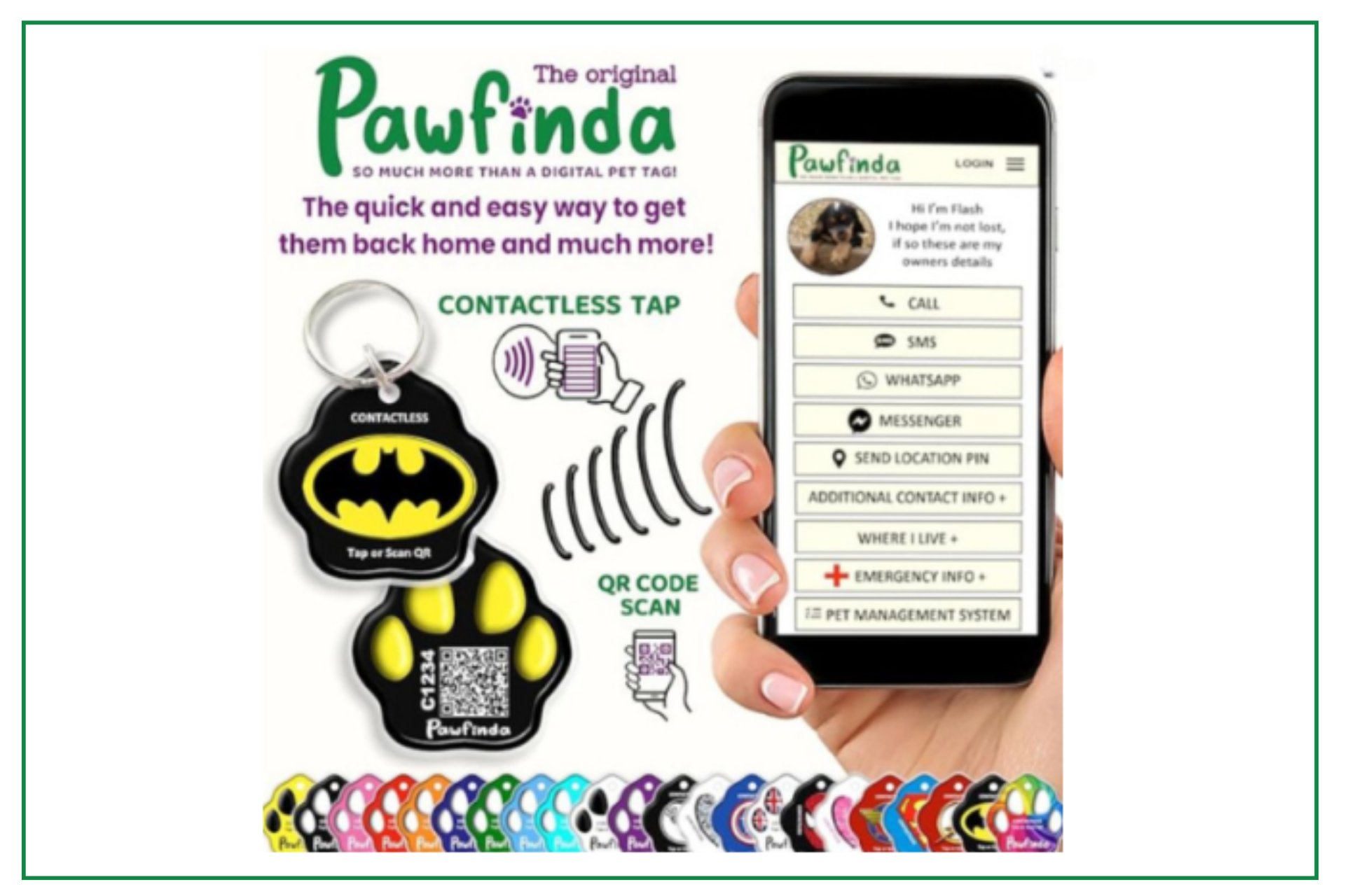 PAWFINDA BLURB (4 pawfinda digital pet tags 2