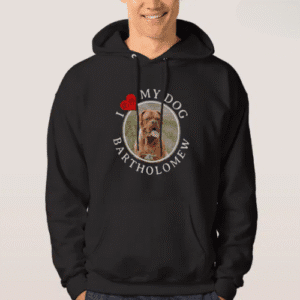 Black Hoodie Black Personalised Hoodie