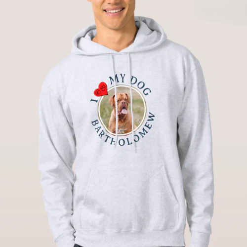 black personalised hoodie