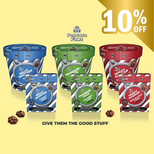 image 10 percent popcorn paws doggy treats image