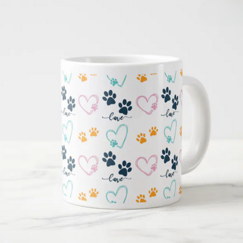 large pawprint mug 1